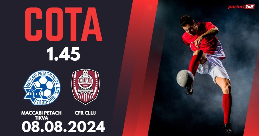 Maccabi Petach Tikva – CFR Cluj, Ponturi Pariuri Fotbal Conference League, 08.08.2024