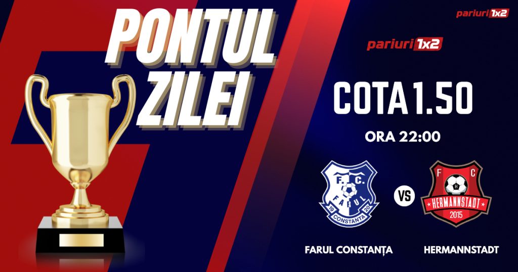 Pontul Zilei, 19 august : Profitul vine din Superliga!  Astăzi Farul Constanța – Hermannstadt!