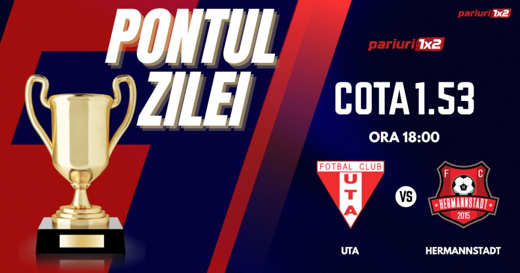Pontul Zilei, 16 septembrie : Selecția de IERI a fost CÂȘTIGĂTOARE!  Astăzi UTA – Hermannstadt!
