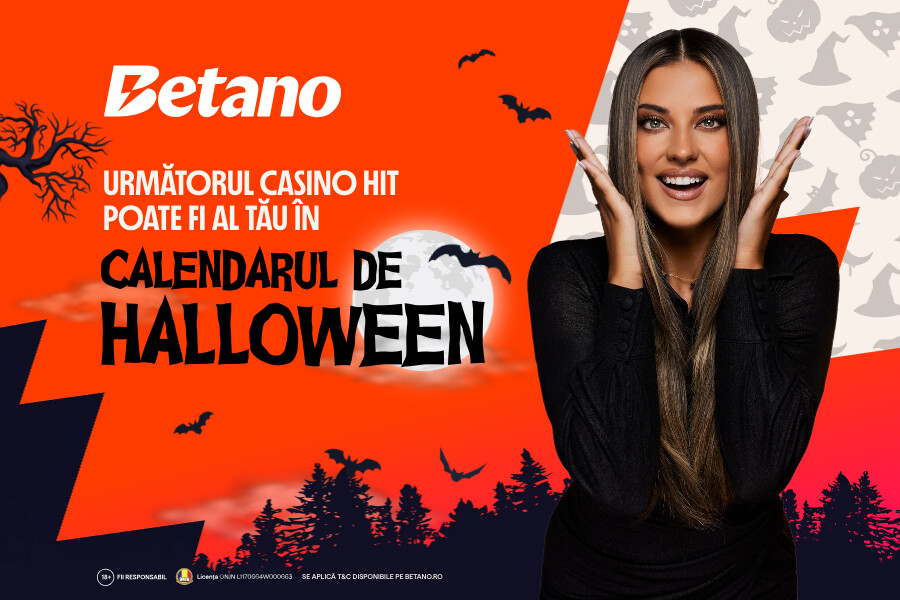 Următorul Casino Hit poate fi al tău în Calendarul de Halloween Betano!