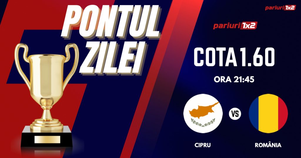 Pontul Zilei, 12 octombrie : Selecțiile oferite în ultimele DOUĂ zile  au fost CÂȘTIGĂTOARE !  Astăzi Cipru – România!