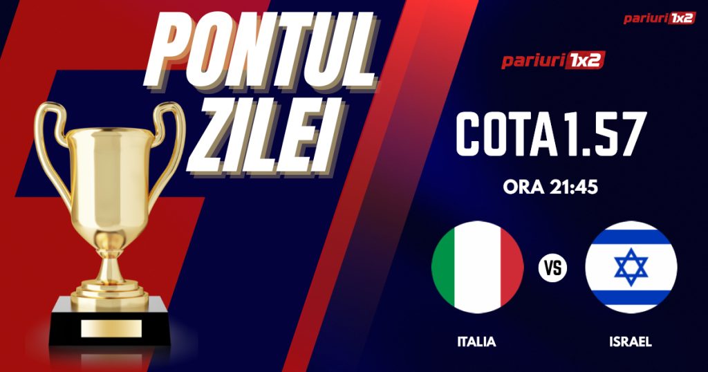 Pontul Zilei, 14 octombrie : Selecțiile oferite în ultimele PATRU zile  au fost CÂȘTIGĂTOARE !  Astăzi Italia – Israel!