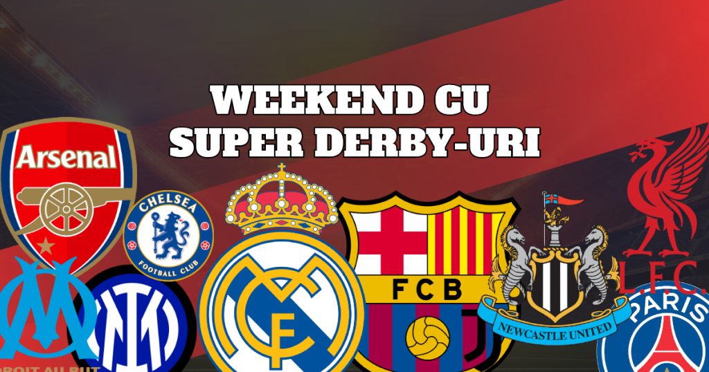 Weekend spectacol pe Pariuri1x2: Vezi ponturile pentru El Clasico și celelalte super-derby-uri