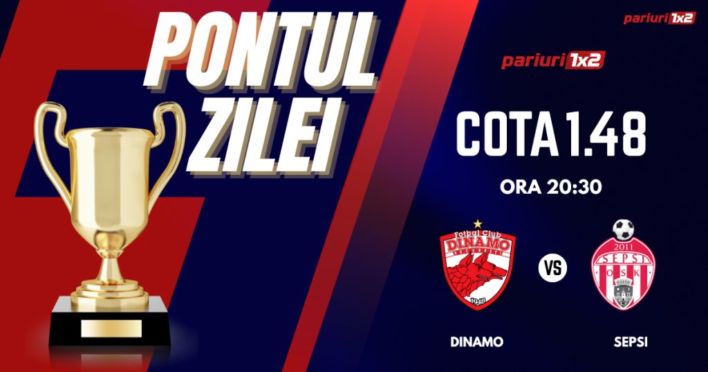 Pontul Zilei, 30 noiembrie : Selecțiile oferite în ultimele DOUĂ zile au fost CÂȘTIGĂTOARE!  Astăzi Dinamo – Sepsi Sf. Gheorghe!