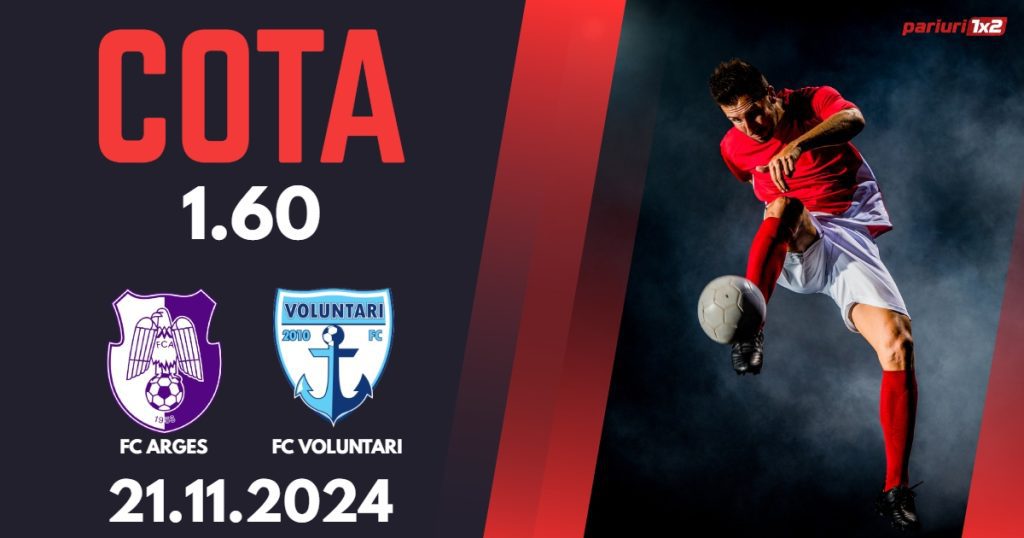 FC Arges – FC Voluntari, Ponturi Pariuri Fotbal Liga 2, 21.11.2024