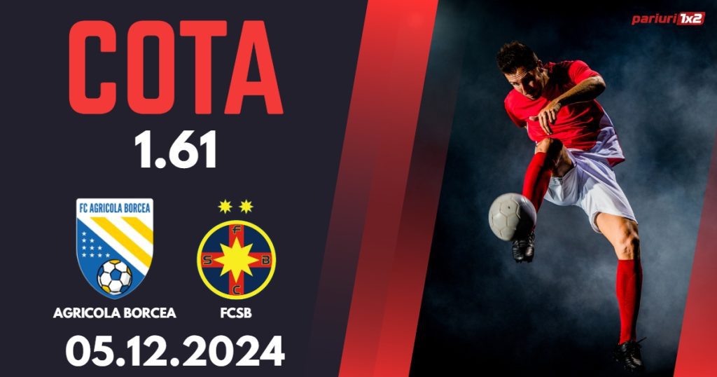 Agricola Borcea – FCSB, Ponturi Pariuri Fotbal Cupa Romaniei, 05.12.2024