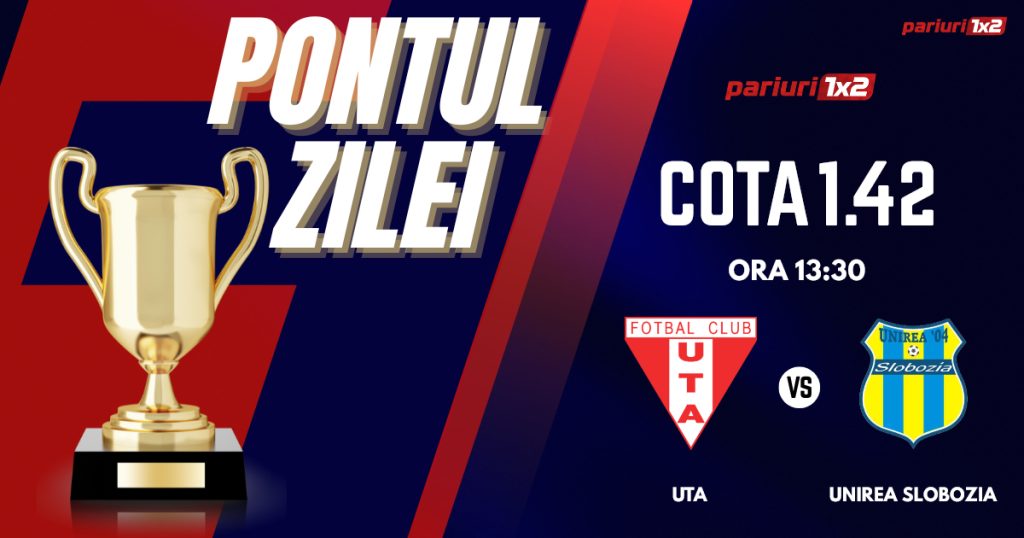 Pontul Zilei, 08 decembrie : Profitul vine din Superliga!  Astăzi UTA – Unirea Slobozia!