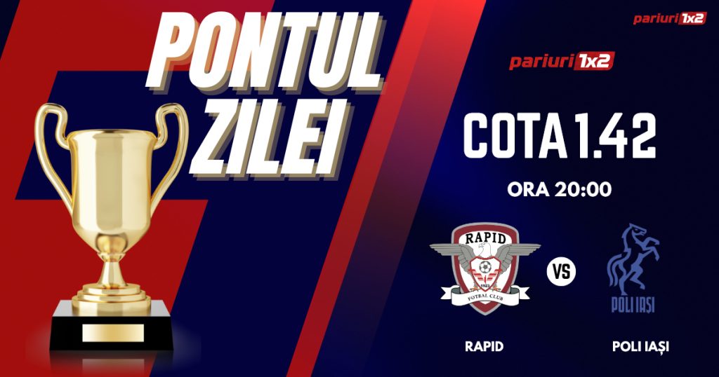 Pontul Zilei, 20 ianuarie : Două zile consecutive de profit!  Astăzi Rapid – Poli Iași!