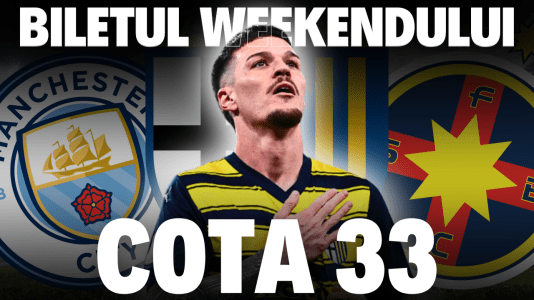 Bilet Cota 33 și Ponturi Pariuri Weekend! Faci Pariu #410