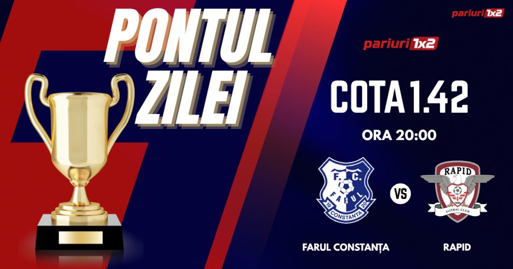 Pontul Zilei, 24 februarie: Profitul vine din Superliga!  Astăzi Farul Constanța – Rapid