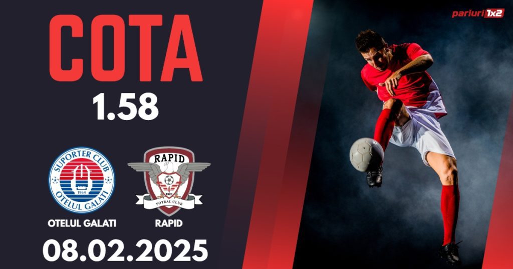 Otelul Galati – Rapid, Ponturi Pariuri Fotbal Superliga Romaniei, 08.02.2025