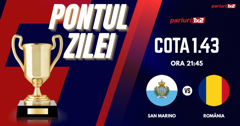 Pontul Zilei, 24 martie: Pentru al 3-lea VERDE consecutiv mergem în preliminariile Cupei Mondiale!  Astăzi San Marino – România