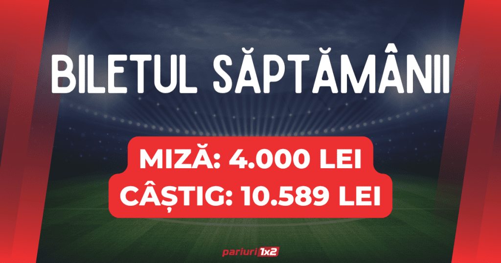 Bilet pariuri: 10 bilete câștigătoare din ultimele 11 & 63.800 lei PROFIT