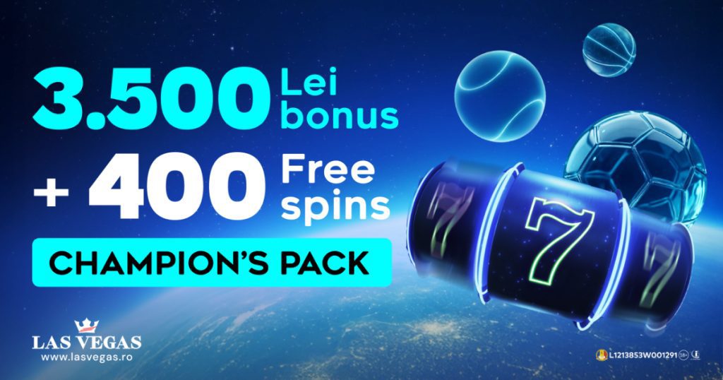 Las Vegas: Până la 3500 LEI & 400 Rotiri Gratuite »» Bonus de bun venit Sport