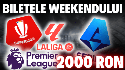 Am plasat biletele weekend-ului: 2000 lei profit! Faci Pariu #421