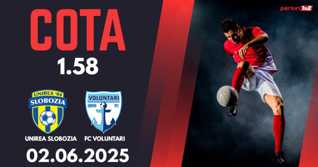 Unirea Slobozia – FC Voluntari, Ponturi Pariuri Fotbal Superliga Romaniei, 02.06.2025