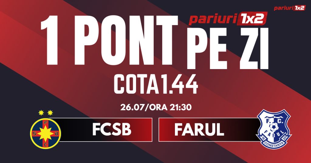 Un Pont pe Zi, 26 iulie: Ponturile oferite în ultimele două zile au fost „VERZI”!  Astăzi FCSB – Farul