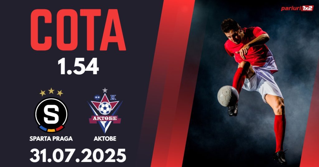 Sparta Praga – Aktobe, Ponturi Pariuri Fotbal Conference League, 31.07.2025