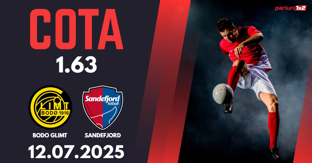 Bodo Glimt – Sandefjord, Ponturi Pariuri Fotbal Eliteserien, 12.07.2025