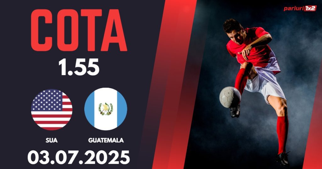 SUA – Guatemala, Ponturi Pariuri Fotbal Gold Cup, 03.07.2025