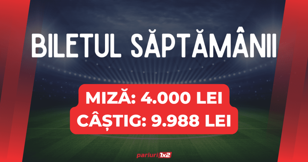 🔥 Bilet pariuri: Aproape 65.000 LEI PROFIT în 2025