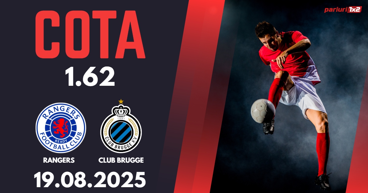 Rangers – Club Brugge, Ponturi Pariuri Fotbal Liga Camionilor, 19.08.2025