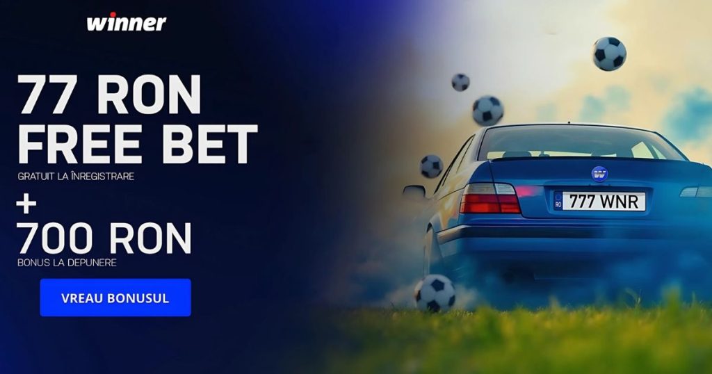 Winner »» Ia acum 77 RON Freebet FĂRĂ DEPUNERE