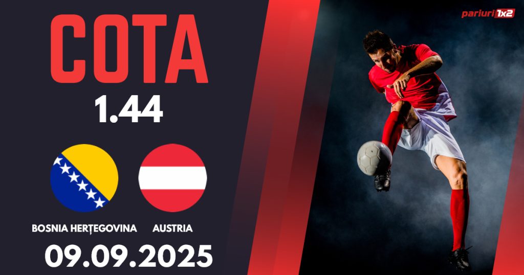 Bosnia Herțegovina – Austria, Ponturi Pariuri Fotbal Calificări Cupa Mondială, 09.09.2025