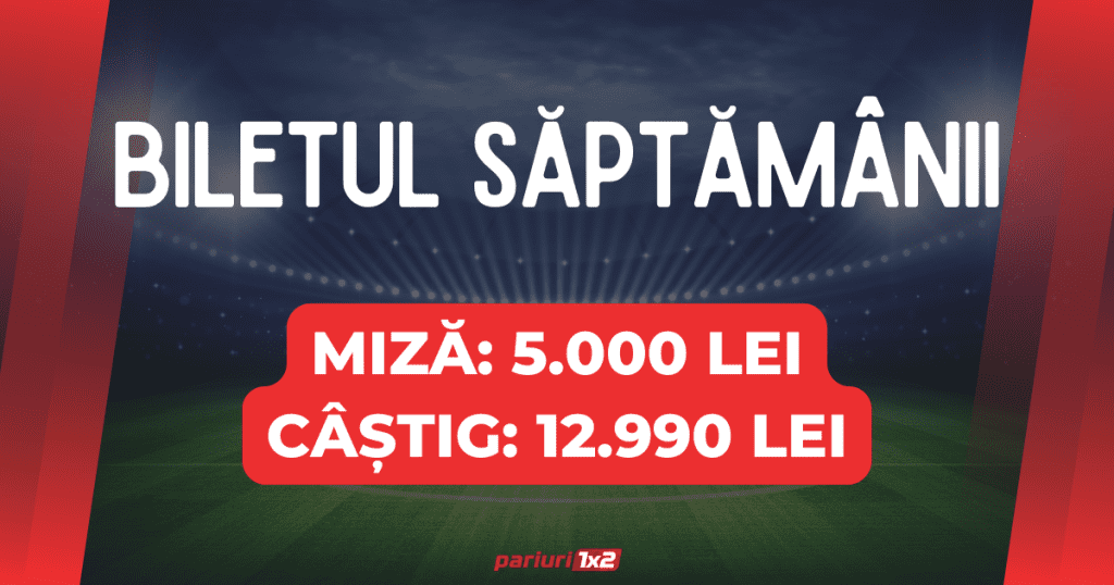 🔥 Bilet pariuri: 27 de bilete VERZI & PROFIT 66.000 LEI în 2025