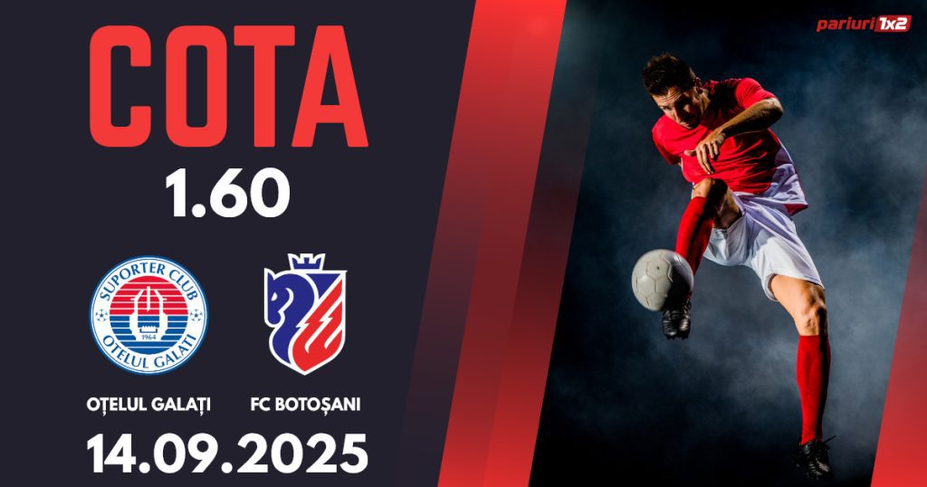 Oțelul Galați – FC Botoșani, Ponturi Pariuri Fotbal Superliga, 14.09.2025