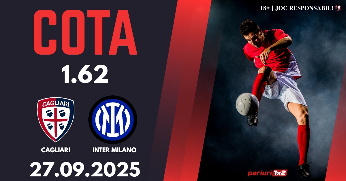 Cagliari – Inter, Ponturi Pariuri Fotbal Serie A, 27.09.2025