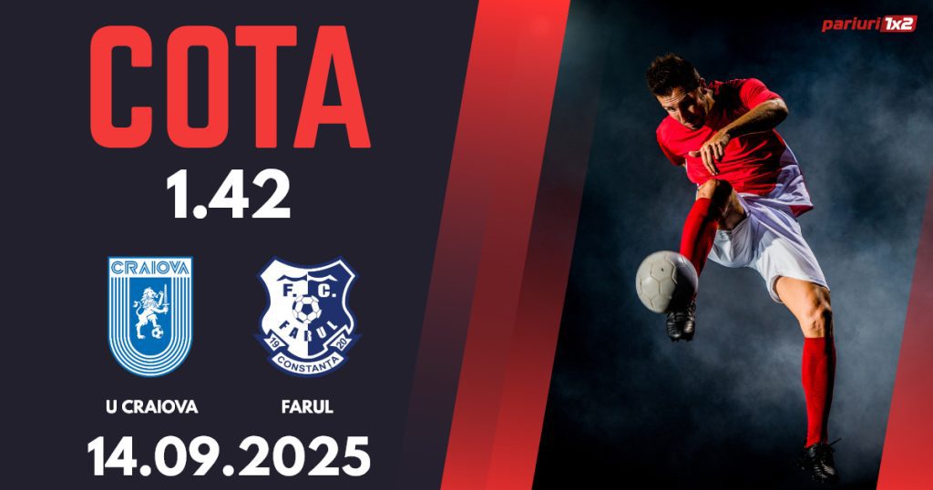 U Craiova – Farul Constanța, Ponturi Pariuri Fotbal Superliga, 14.09.2025