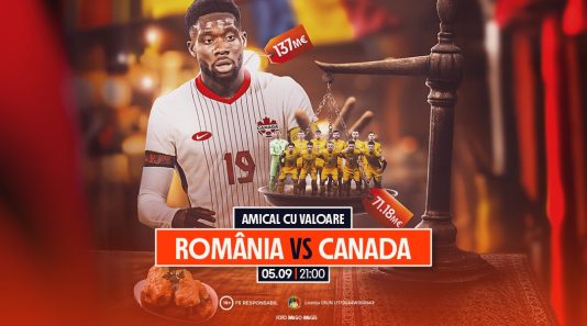 Peste 1000 de pariuri unice combinabile, pe Betano, la România - Canada