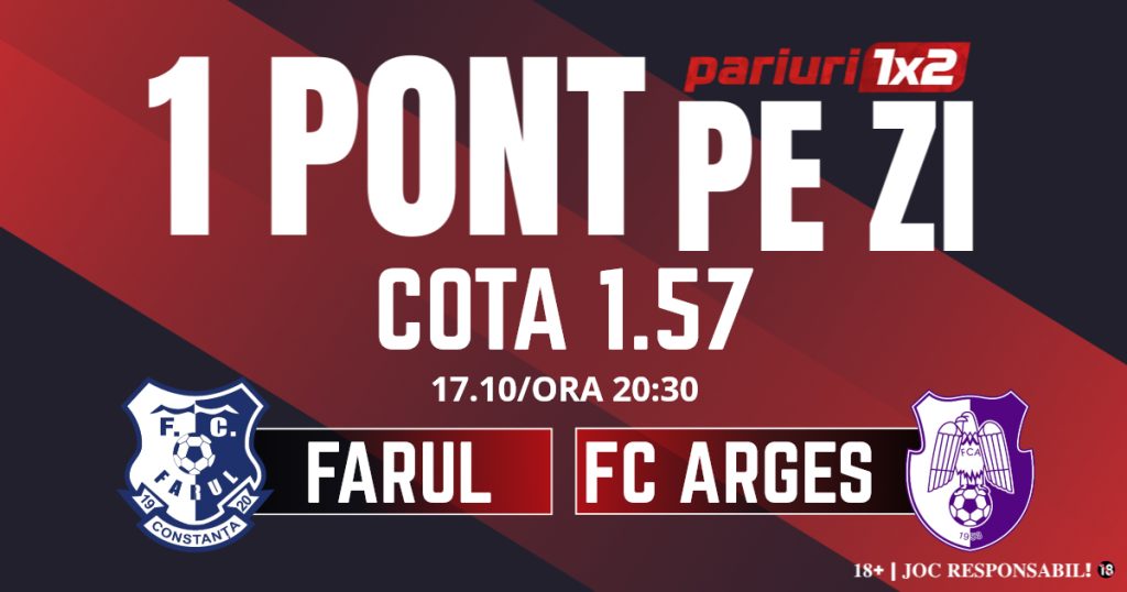 Un Pont pe Zi, 17 octombrie: Două zile consecutive de profit ! Astăzi Farul – FC Argeș