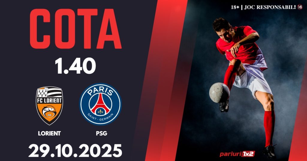 Lorient – PSG, Ponturi Pariuri Fotbal Ligue 1, 29.10.2025