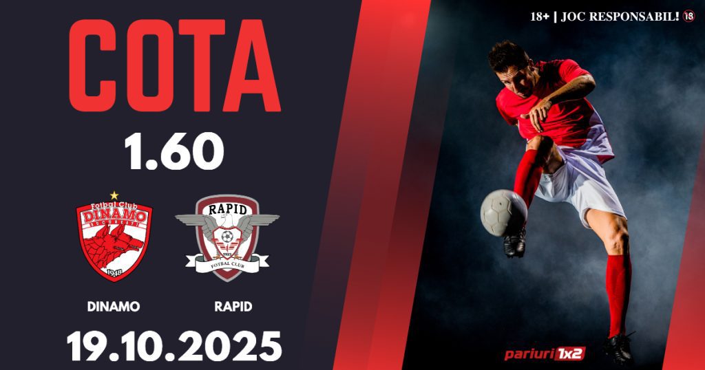 Dinamo – Rapid, Ponturi Pariuri Fotbal Superliga, 19.10.2025
