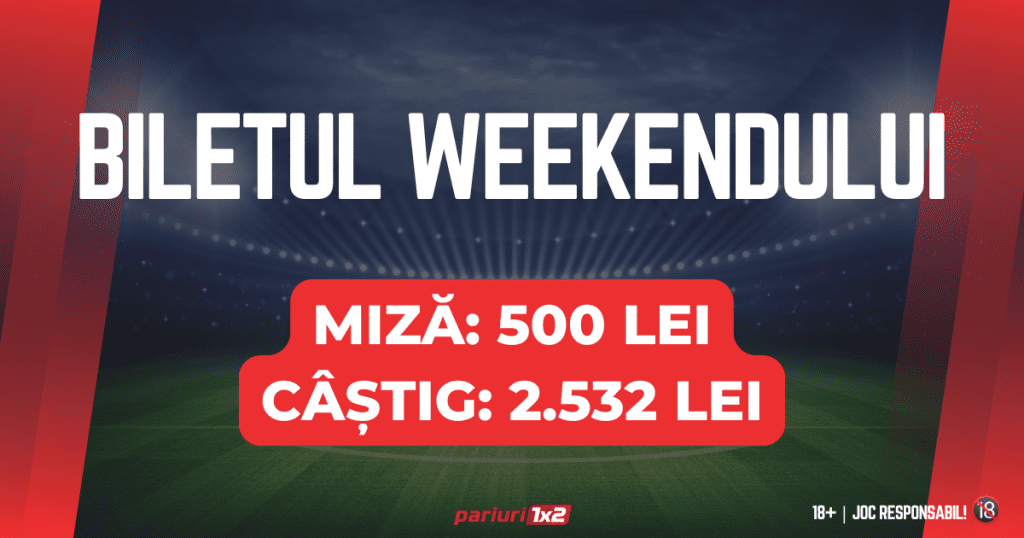 💰 Bilet pariuri: Miza x 5 cu ponturile weekend-ului din fotbal