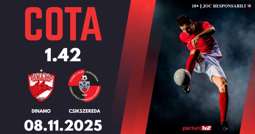 Dinamo – Csikszereda, Ponturi Pariuri Fotbal Superliga, 08.11.2025