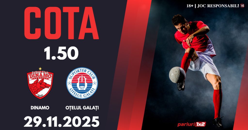 Dinamo – Oțelul, Ponturi Pariuri Fotbal Superliga, 29.11.2025