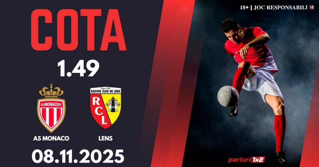 AS Monaco – Lens, Ponturi Pariuri Fotbal Ligue 1, 08.11.2025
