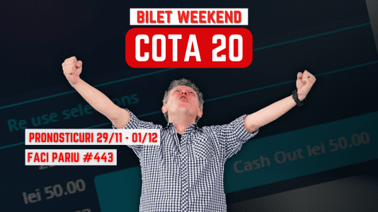 Cursa de weekend după ”Verde”: 42 de Ponturi și Bilet Pariuri Cota 20! Faci Pariu #443