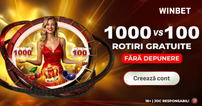 Interfața Winbet casino în România