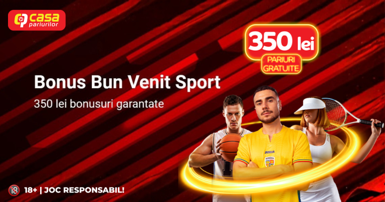 Casa Pariurilor »» 7 Zile de BONUSURI la pariuri sportive | 350 lei Pariuri Gratuite