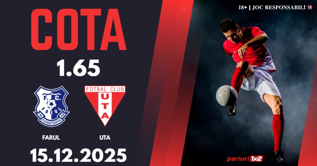 Farul – UTA, Ponturi Pariuri Fotbal Superliga, 15.12.2025