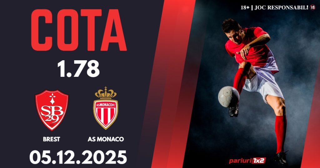 Brest – AS Monaco, Ponturi Pariuri Fotbal Ligue 1, 05.12.2025