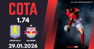 Aston Villa – Salzburg, Ponturi Pariuri Fotbal Europa League, 29.01.2026