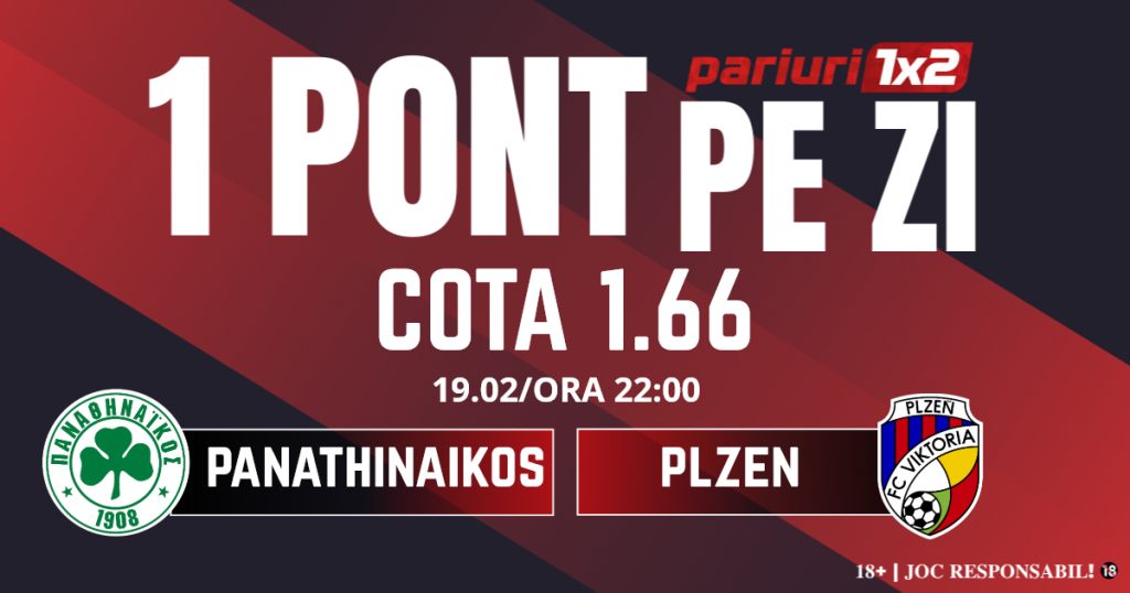 Un Pont pe Zi, 19 februarie: Profitul vine din Europa League! Astăzi Panathinaikos – Plzen