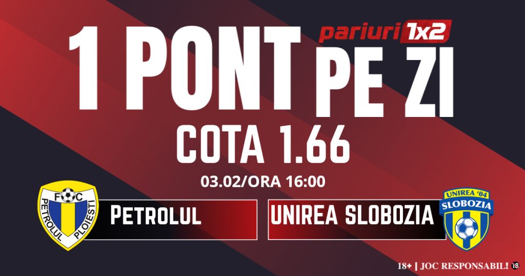 Un Pont pe Zi, 3 februarie: Profitul vine din Superliga! Astăzi Petrolul – Unirea Slobozia