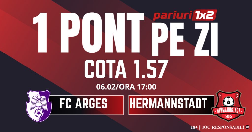 Un Pont pe Zi, 6 februarie: Ieri a fost zi de profit! Astăzi FC Argeș – Hermannstadt
