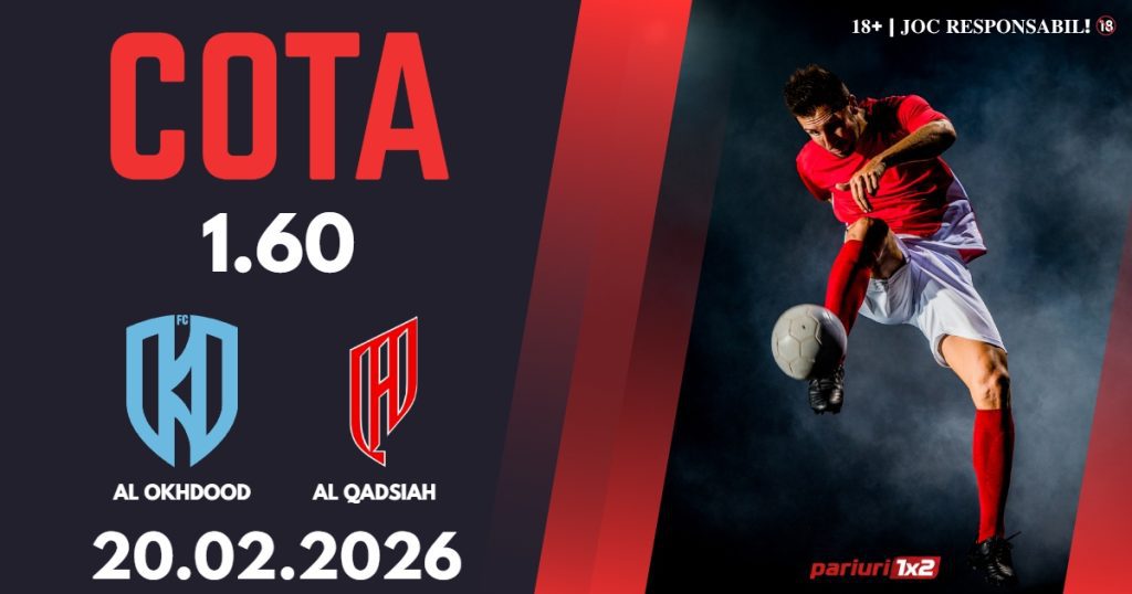 Al Okhdood – Al Qadsiah, Ponturi Pariuri Fotbal Arabia Saudita, 20.02.2026